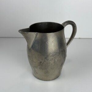 Vintage Insico Pewter Creamer Pitcher 519 Small 5 Oz Rustic Farmhouse Decor